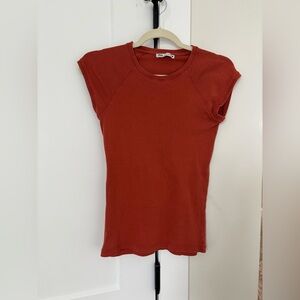 Zara Burnt Orange Short Sleeve Tee